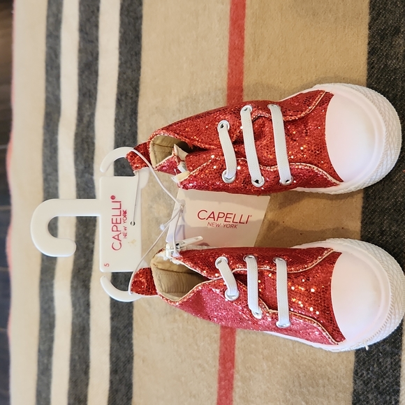 COPY - Capelli nrw york Red Glitter Hightops Sz 5 - Picture 2 of 8